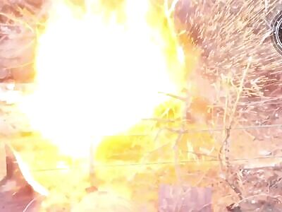 Instant death of two Russian occupiers