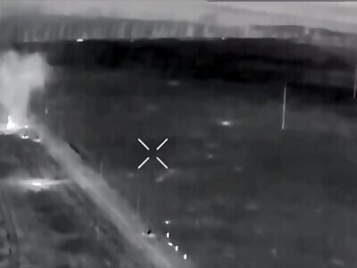 direct artillery hit on Russians