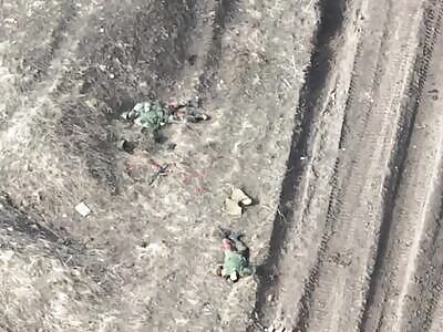 Dead Russians after a failed assault