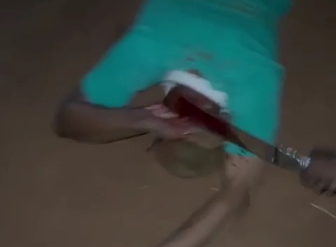 BLACK AXE GANG BUTCHER IN ACTION