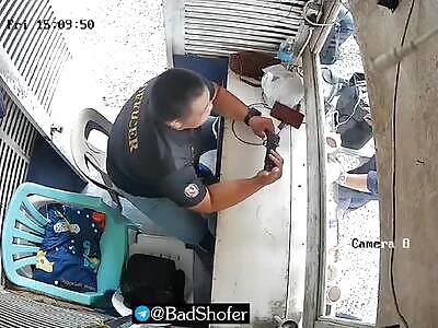 Officers Goes out on Accidental Self-Inflicted Vacation