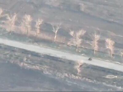 Russians on a quad reached the end of their road in foreign land 