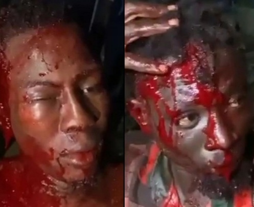 Two EIYE gang members captured by the BLACK AXE 