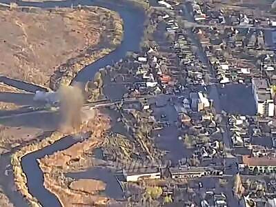 ANOTHA RUSSIAN PRECISION STRIKE DESTROYED UKRAINIAN REAR BRIDGE