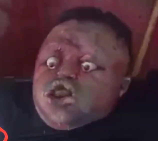  LIFE BODY IN A STATE OF DECOMPOSITION FLOATING IN  RIVER