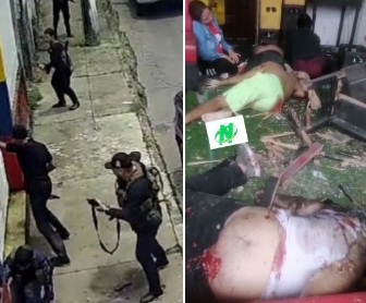 Over 100 Shots Recorded in Bar Execution Leaving 5 Dead (Action & Aftermath)