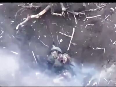 DRONE RIPS APART  RUSSIAN SOLDIER LIMBS