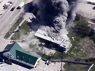 HIMARS strike on a concentration of Russian equipment