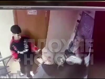 Teenager Hits Saleswoman Because She Stops Him From Stealing