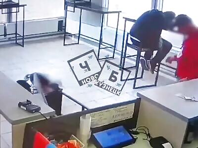 Chick Gets Beaten By Man In Bar