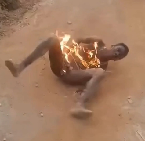 A Friendly Reminder to Never Steal Anything In Africa.