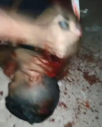 Savage Knife Execution Of Rival Gang Member.