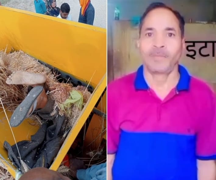 Worker Torn To Shreds By Wheat Thresher (Full) 