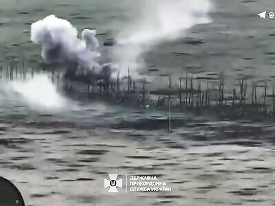 Ukrainian arty launches Russians into space