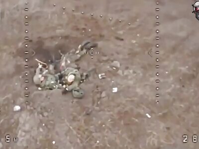 FPVs mercilessly tear Russians to pieces