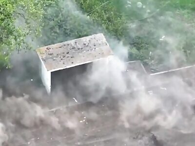 Excellent FPV hit on the Russians