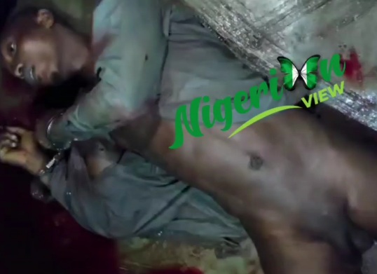 Young rival with hands cuffed executed by the BLACK AXE GANG 