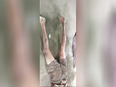 Brutal knife to the neck