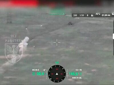 FPV fined a Russian on an ATV