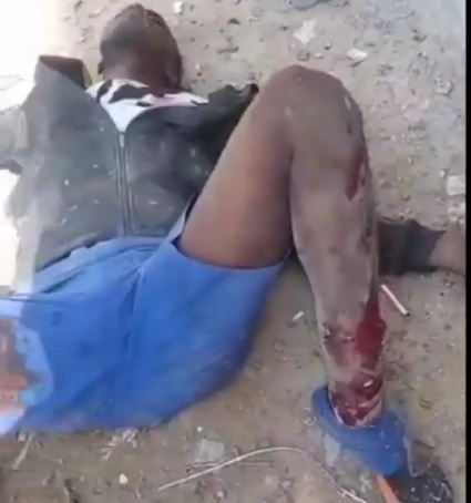 Another rival punished hard by the BLACK AXE GANG 