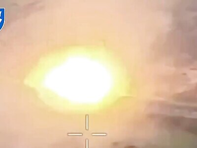 Russian armored vehicles explode on mines