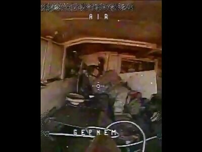 Drone Crawls Deep into Tank, Nails Hiding Russian