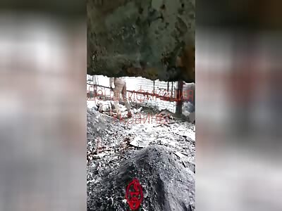 Result of a Russian drone attack on entrenched Ukrainians.