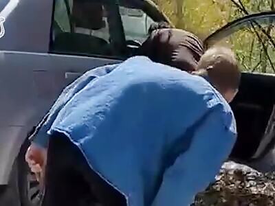 Russian Pedal Panic—Wife Backs, Crushes Ivan