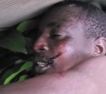 Civilian killed and dumped in trash 