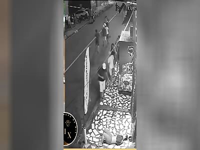 man was woken up and fell under a car