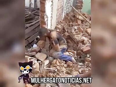 2 Workers Get Injured In Construction Wall Collapse