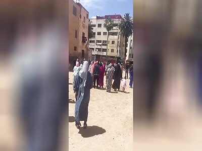 Caught On Camera, 4-Story Building Crumbles In Casablanca