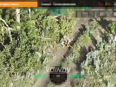 Ukrainian steps on a Russian mine 