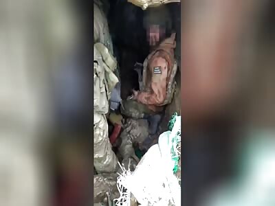 Dead Ukrainians after battle 