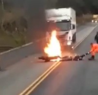 Ghost Rider gets punked.