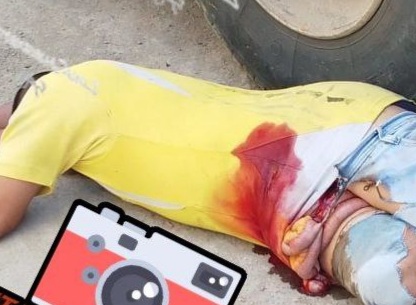 Truck driver crashed by his own truck 