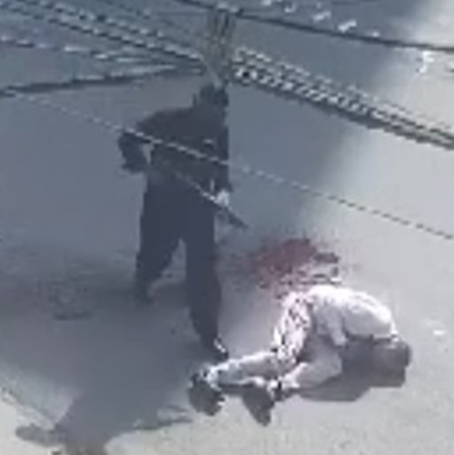 The Attacker Shot The Man With A Shotgun Next To His Car