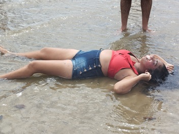 Interesting Find On The Beach Shore.