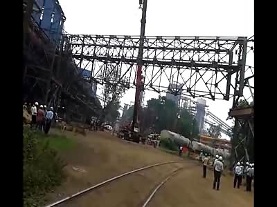 Crane Accident. Action @1:20 