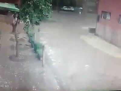 Woman Struck by Lightning (W/Zoom)