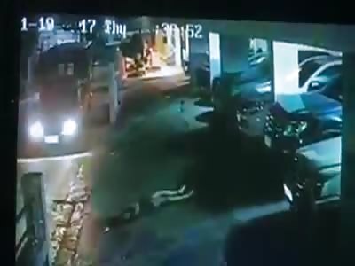 Girl Commits Suicide by Jumping from a Building (Landing)