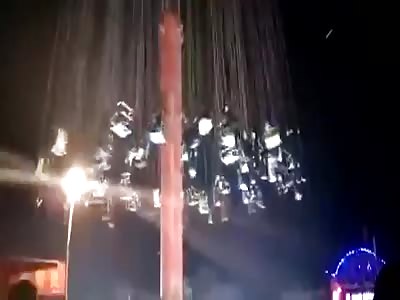 Recreational Wheel Falls Off Sky Due to Broken Ropes