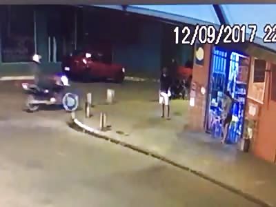 Man Killed with Point Blank Shot to the Head by a Biker