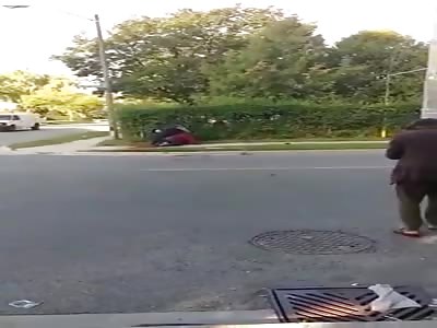 Stabbing in the Street and Attacker Shot by Police in Toronto