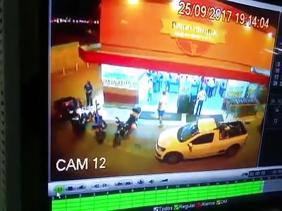 Security Guard Shot Dead in Front of Supermarket Action @:55