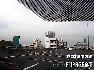 Football Accident in Express Highway