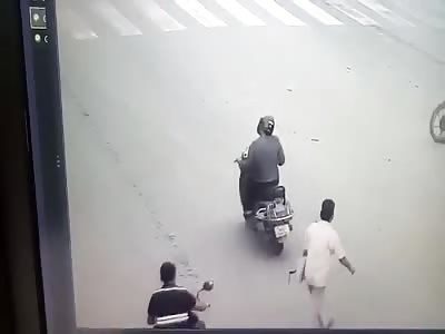 Live Suicide Guy Dives Under Trucks Wheel