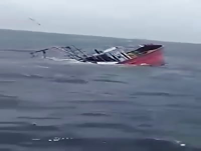 Man Died Jumping into the Sea from Drowning Boat