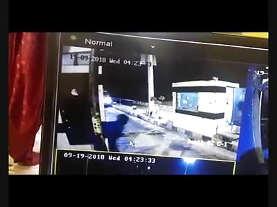 Toll Plaza Worker Run Over by Fire Engine