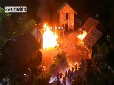 Actors Getting Burnt During Film Shooting Accident